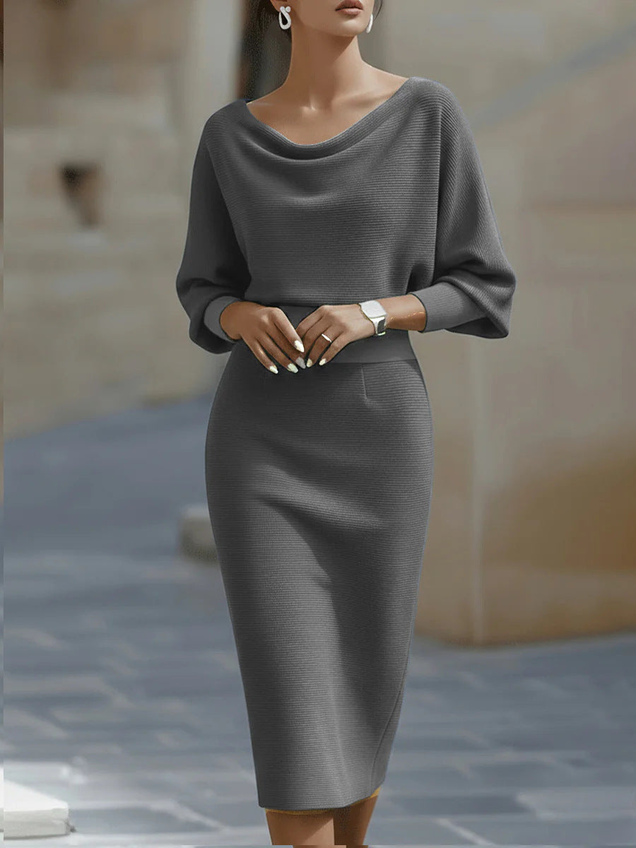 Figure-flattering Slimming Elegant Sheath Dress Outfit