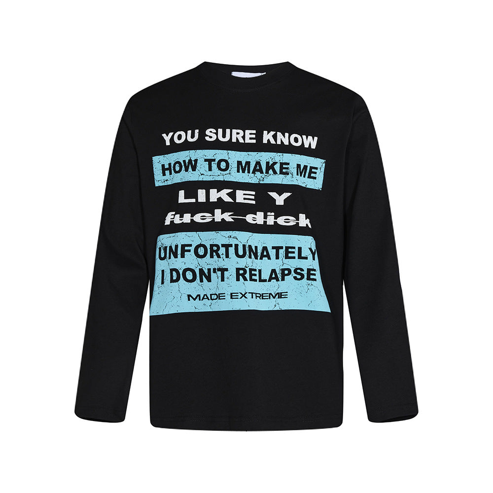 Women's Floral Cotton Long Sleeve Pullover Sweatshirt