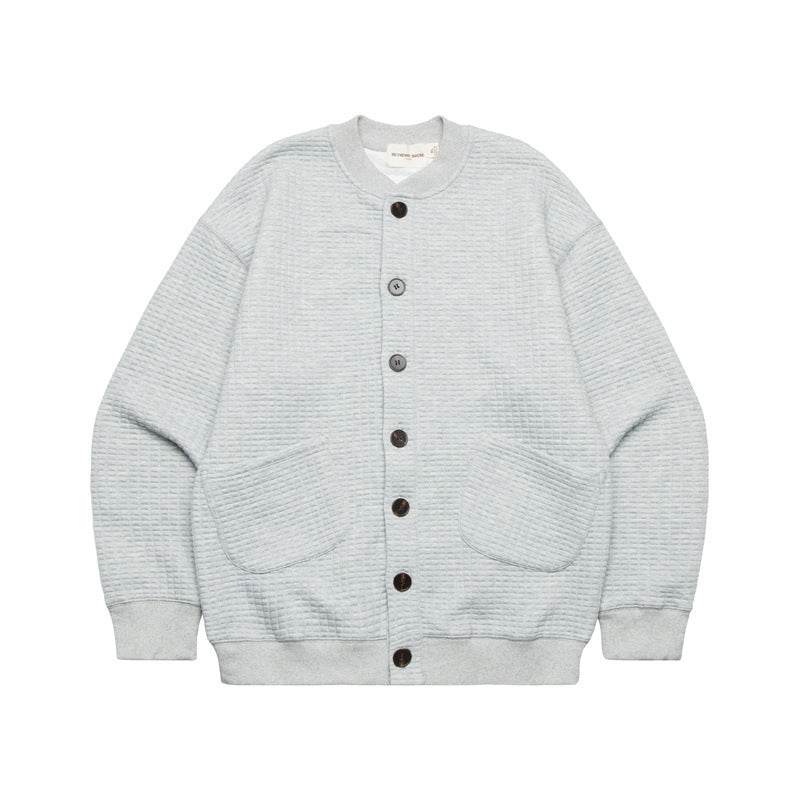 Cozy Waffle Knit Couple's Cardigan Sweater