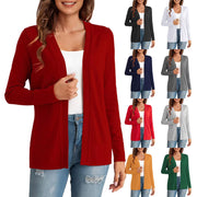 Womens Simple All-match Knitted Cardigan Coat