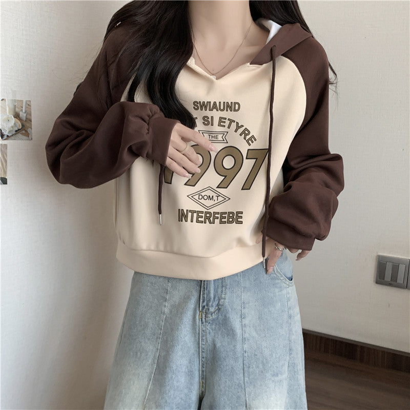 Women's Casual Loose Hooded Sweatshirt