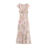 Fashionable and Sexy Floral-print Dress for a Sassy Girl