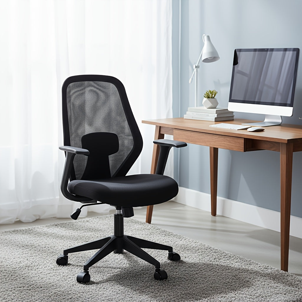 Ergonomic Mesh Office Chair with Adjustable Lumbar Support, Swivel and Breathable Design