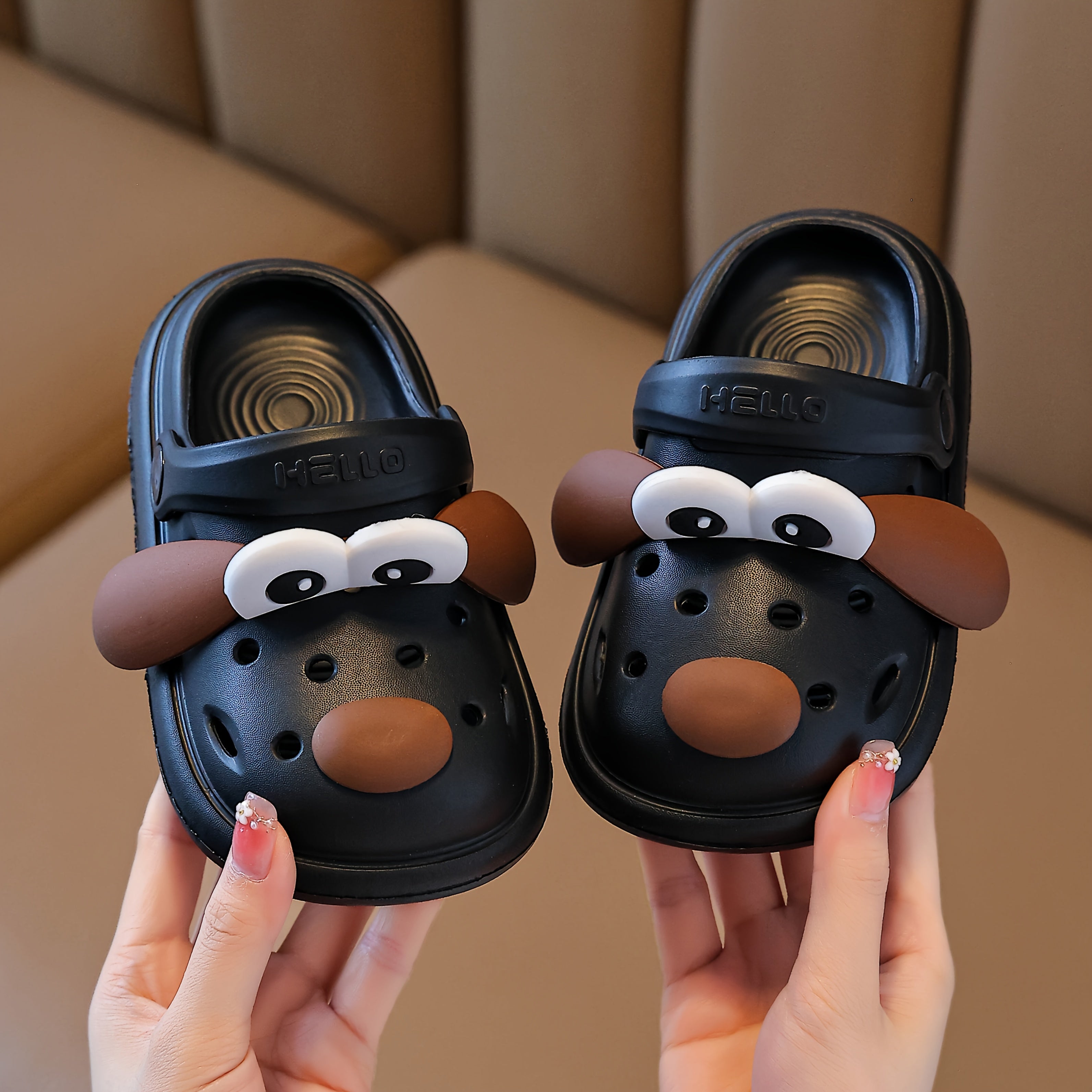 Children's Puppy-Themed Slip-Resistant Sandals