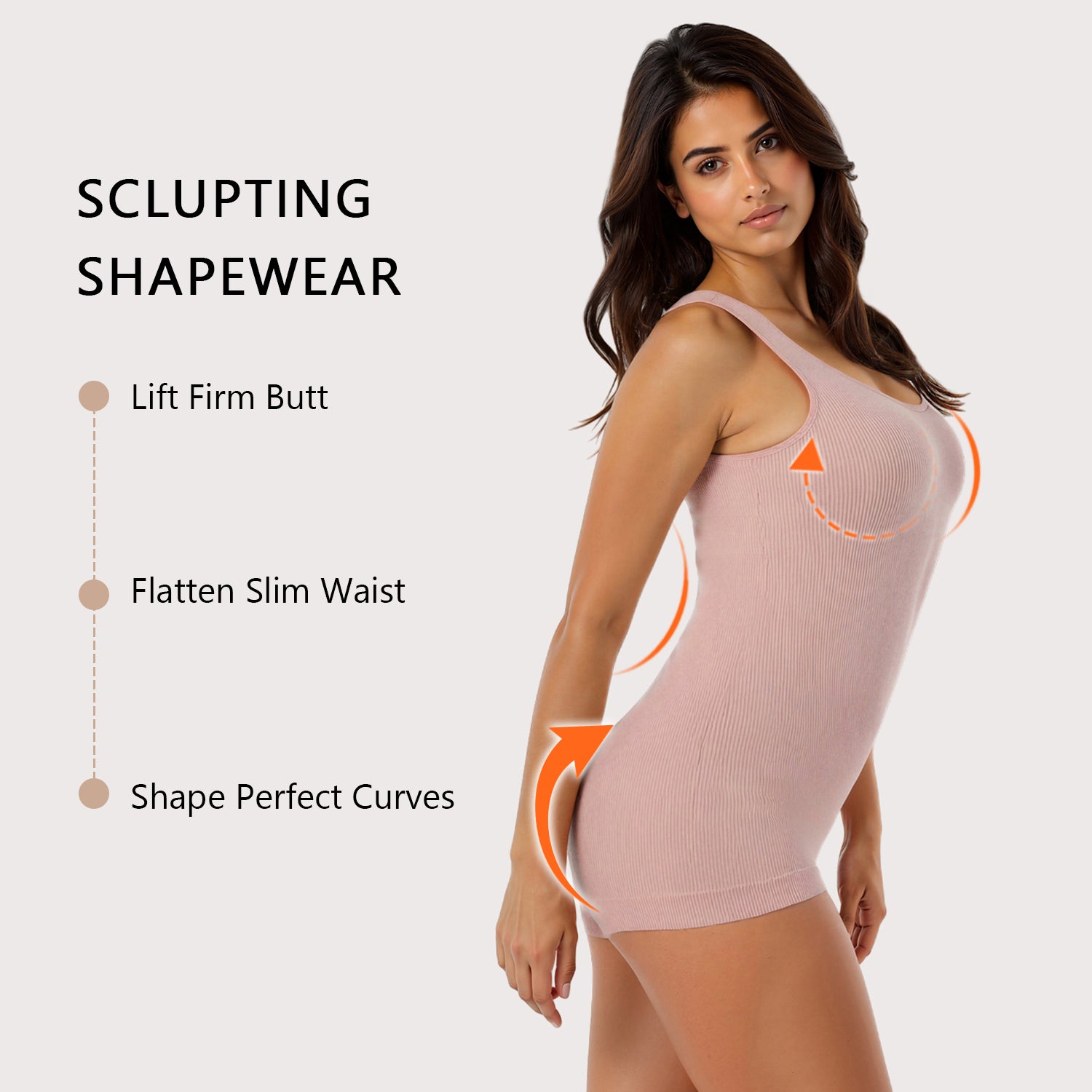 Women's Waist Trainer Tummy Slimmer Body Shaper Bodysuit