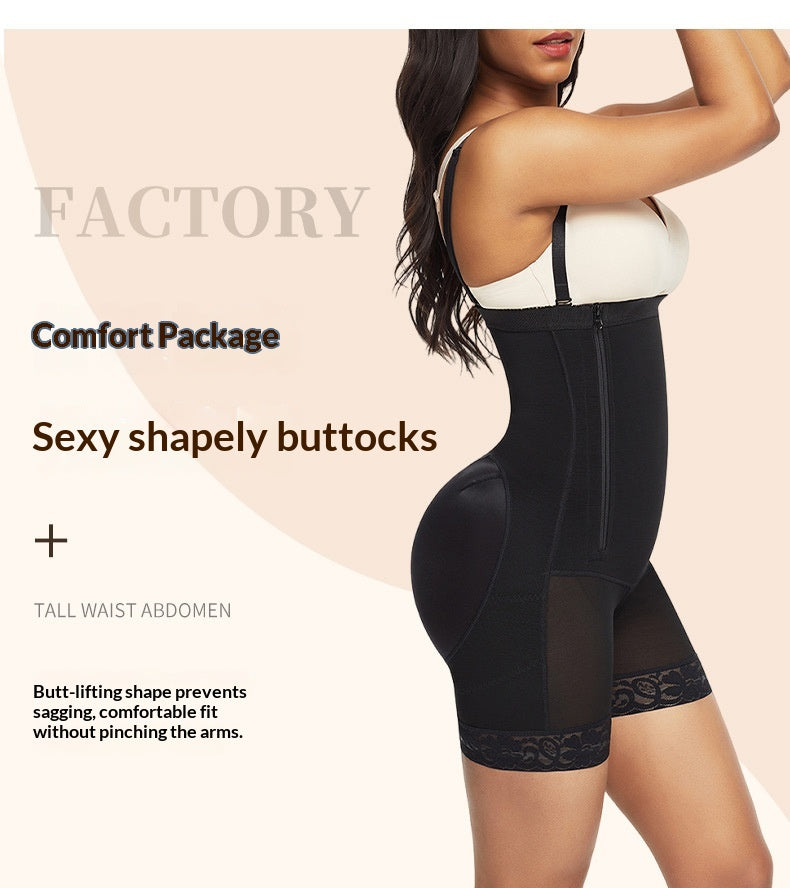 Shapewear Bodysuit With A Side Zipper For Effective Tummy Control And Butt-lifting