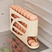 All‑Weather Automatic Egg Dispenser – Sliding, Stackable, Large‑Capacity Refrigerator Egg Organizer