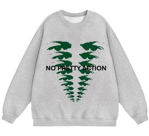 Women's Cozy Fleece Pullover Loose Streetwear Hoodie