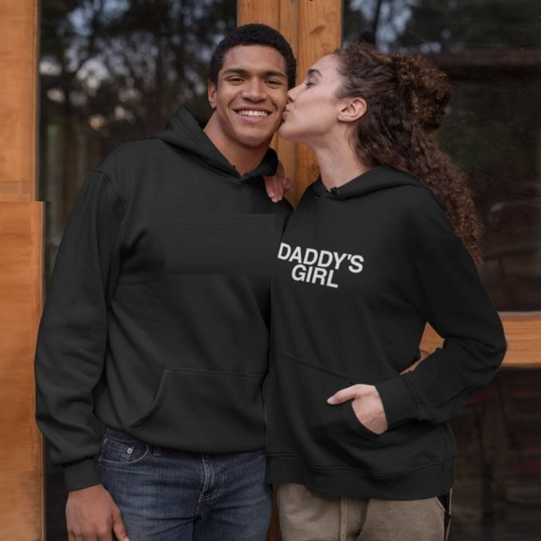 Daddy's Girl Matching Couple Hooded Sweatshirt