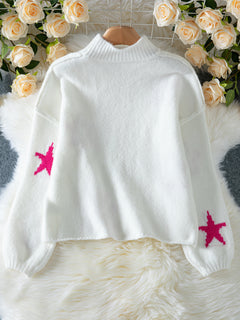 Women's Autumnwinter Casual Loose Turtleneck Pullover