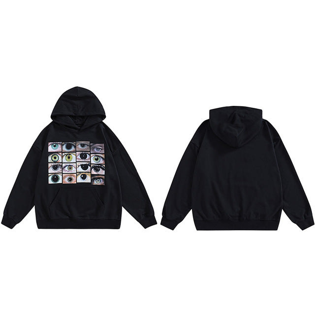 Women's Cozy Plush V-Neck Long-Sleeve Loose Hoodie