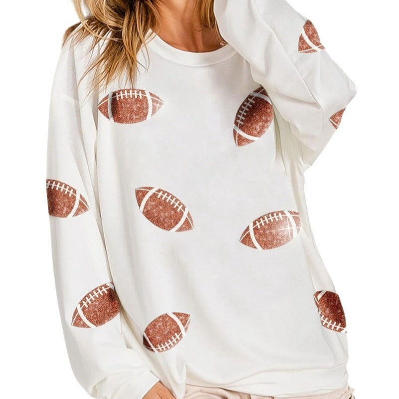 Cozy Women's Casual Rugby Sweater – Stylish Pullover