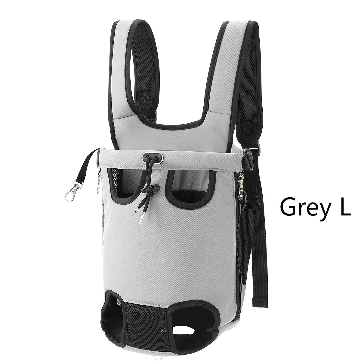 Pet Travel Backpack with Front Harness, Adjustable Multi‑Gear, Ultra‑Breathable Mesh and Lightweight Durable Design