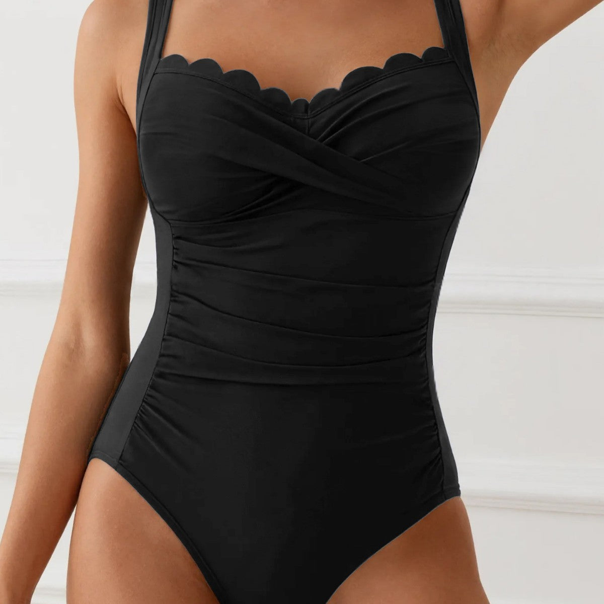 Womens European And American-style One-piece Swimsuit With A Backless Design To Flatter Your Figure