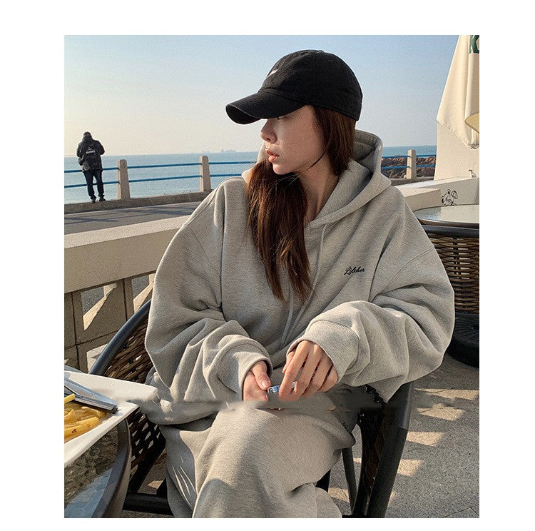 Korean Style Oversized Student Pullover Hoodie