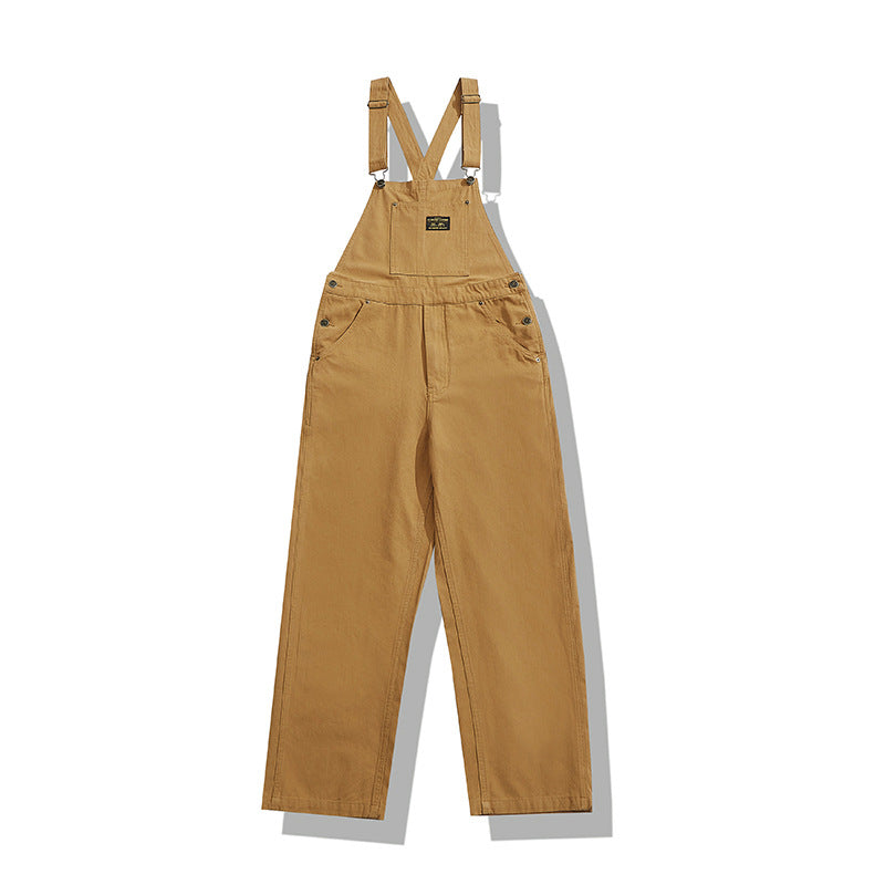 Japanese Workwear Canvas Overalls for Casual Style