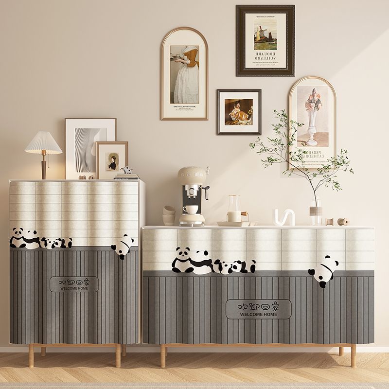 Punch-free Cabinet Shade Curtain Kitchen Door Curtain