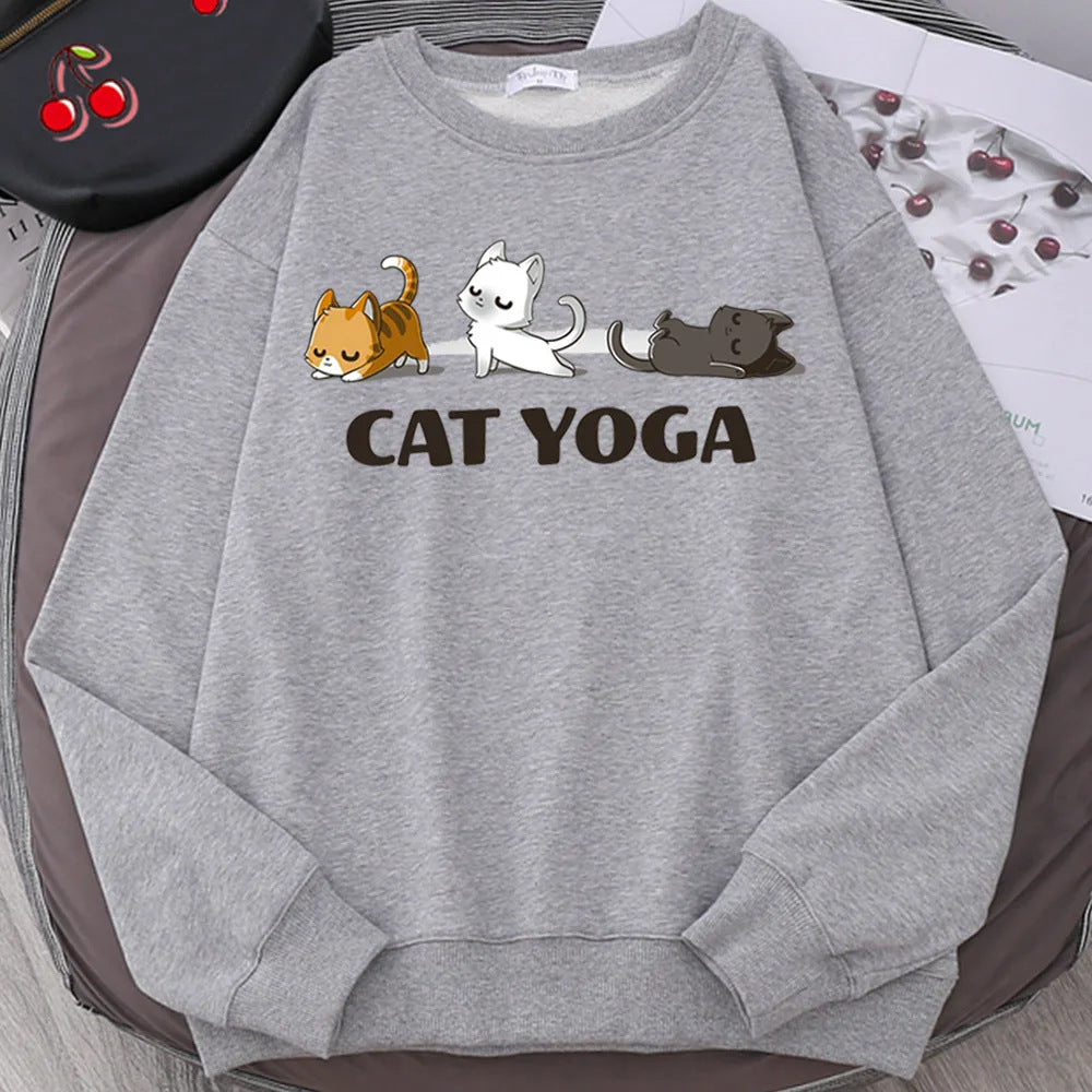 Women's Printed Yoga Sweatshirt | Active Pullover