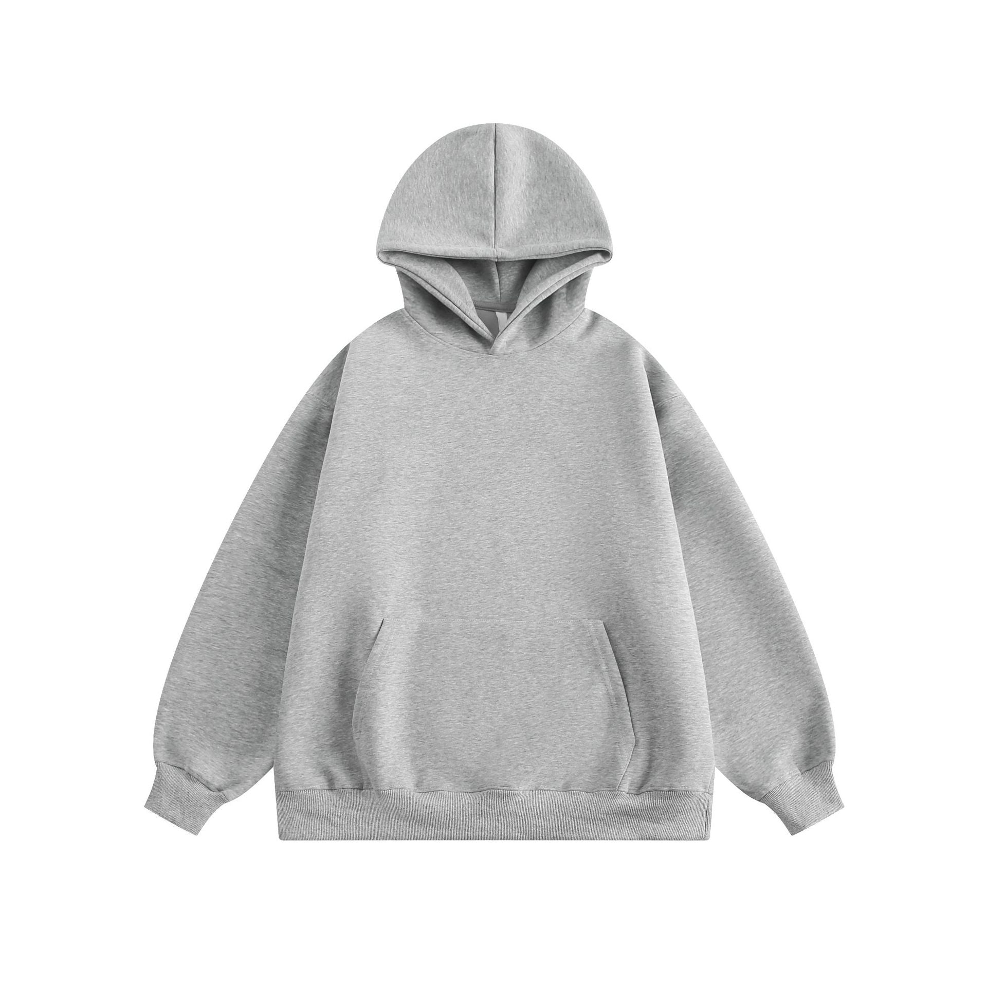 Cozy Solid Color Couple's Casual Pullover Hoodie