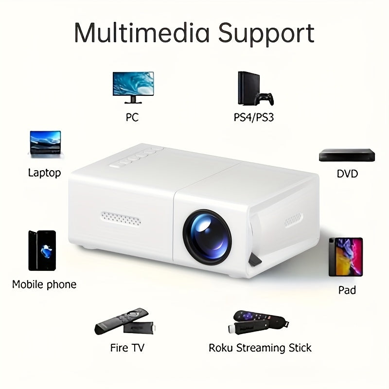 2025 New Ultra-high-definition Projector For Home Use, Suitable For Bedrooms, Living Rooms, And Home Theaters. It Can Be Connected To A Mobile Phone For Projection, And It'S A Compact And Portable...