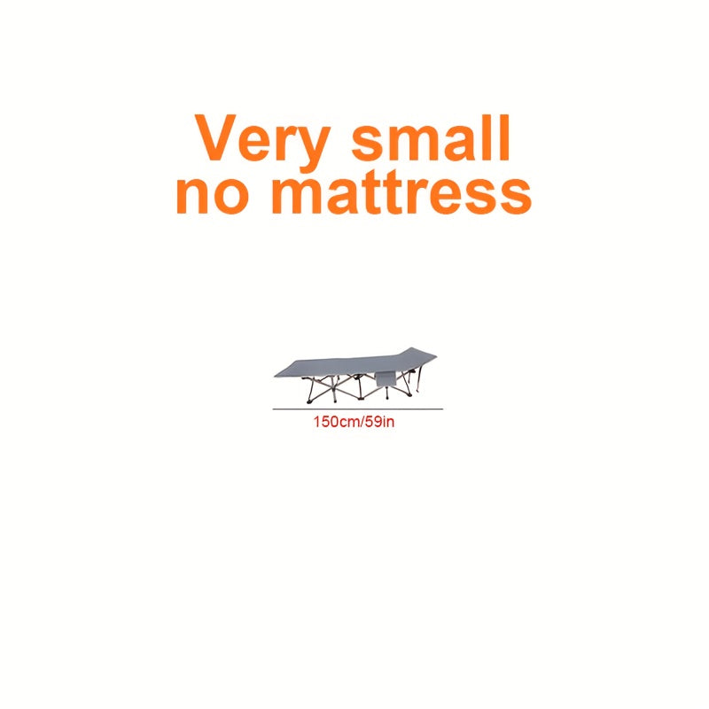 1 X 75 Inch Folding Bed, Camping Bed, Portable Folding Guest Bed with Mattress, 700-Pound Capacity, Adult Bed for Outdoor Travel, Poolside, Patio, Terrace, Camping - Elegant Outdoor Furniture, Outdoor