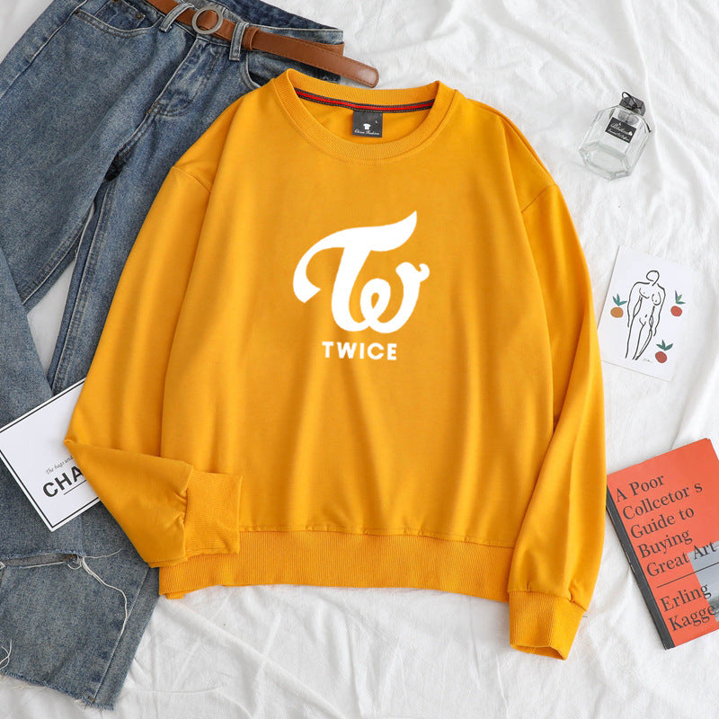 Casual Long-Sleeve Printed Women's Pullover Sweater
