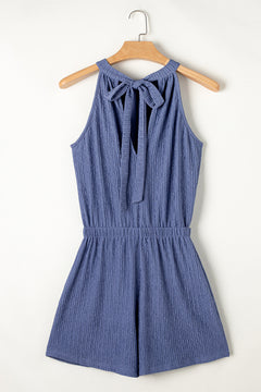 Women's Solid Pocket Straight Short Jumpsuit
