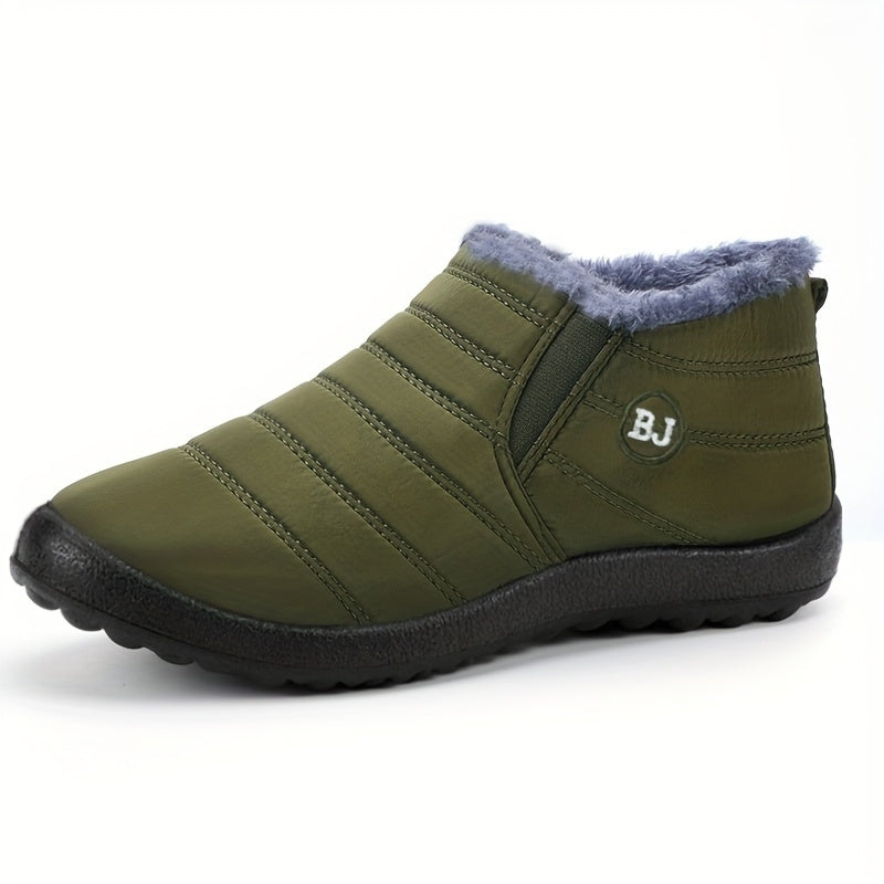 Ultra‑Warm Unisex Winter Boots – Non‑Slip Thick Sole, Arctic Warmth, Low Heel, Round Toe