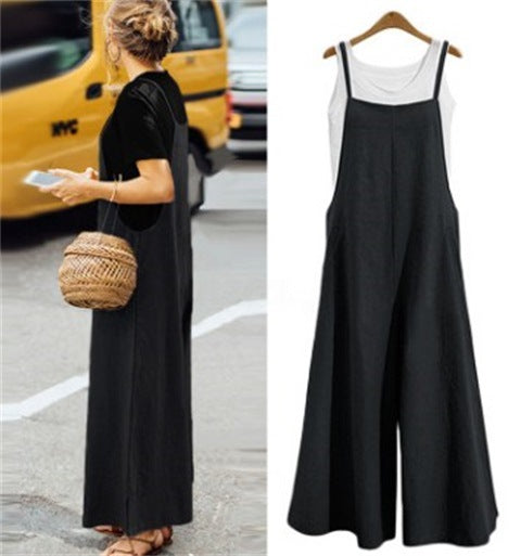 Women's Casual Minimalist Strap Jumpsuit