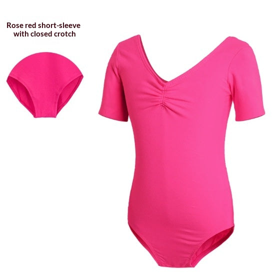 Kids' Long-Sleeve Ballet & Dance Leotard for Practice