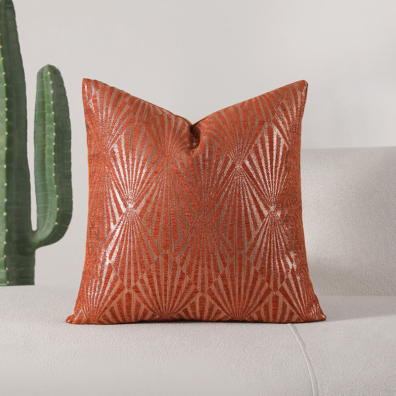 Fan-Shaped Floral Pillowcase – Modern Minimalist Home Décor