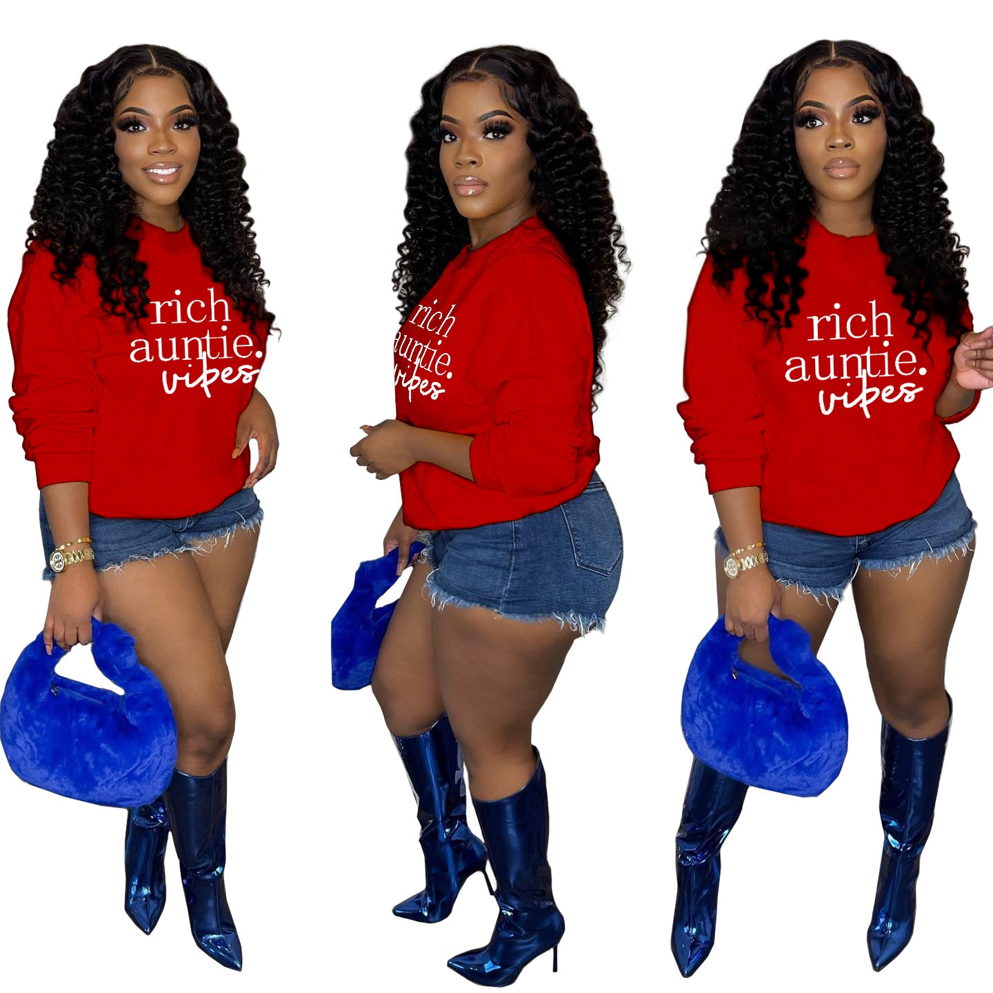 Cozy Fleece-Lined High Collar Casual Sweatshirt