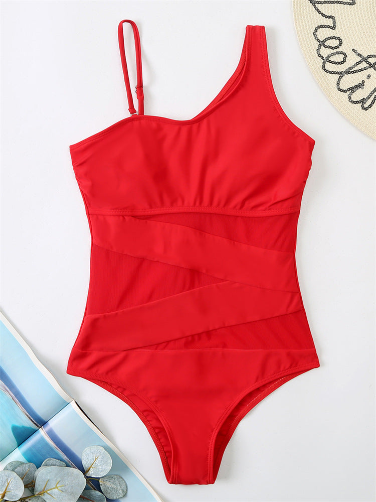 Silk Strapless One-Piece Swimsuit & Jumpsuit
