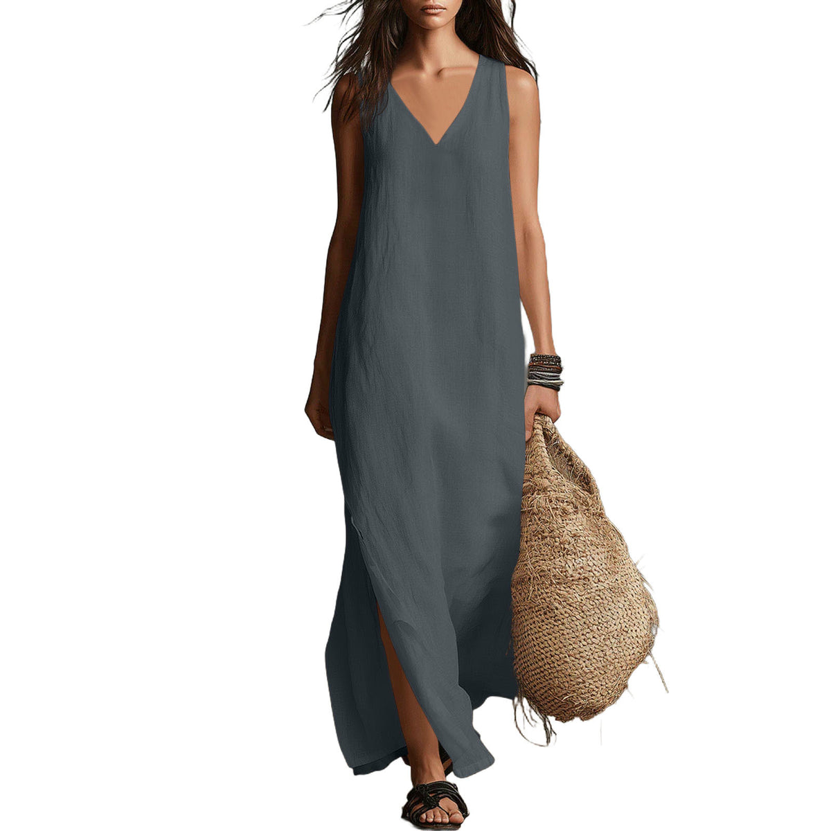 Summer European and American Amazon Cross-border New Style Loose Sl…