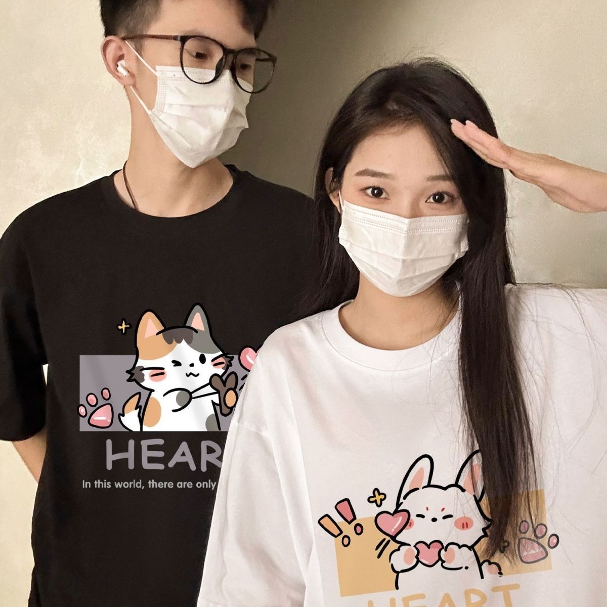 Cute Cartoon Short-Sleeve Cotton Tee – Summer Vibes & Comfort