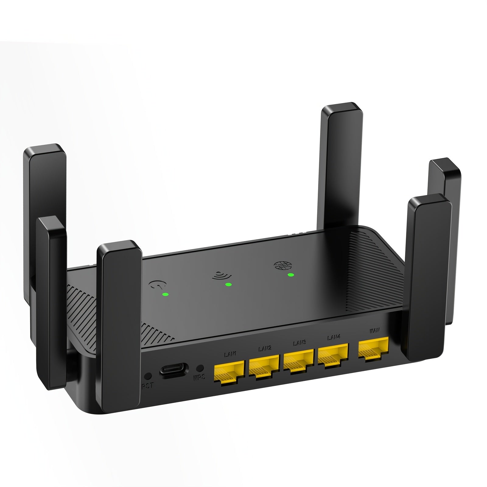 6-Antenna Portable WiFi Router with Repeater Mode