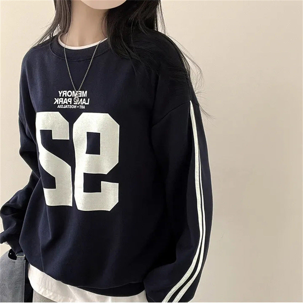 Korean Style Loose Casual Cotton Sweater for Women