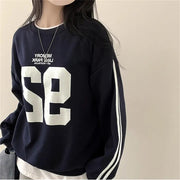 Korean Style Loose Casual Cotton Sweater for Women