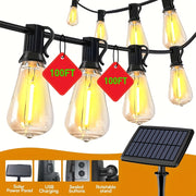 Waterproof 100-Foot LED String Lights with 4 Lighting Modes and Remote Control