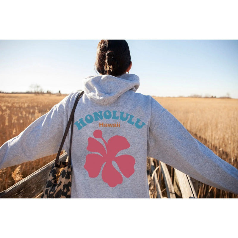 Women's Drop-Shoulder Street Style Hoodie