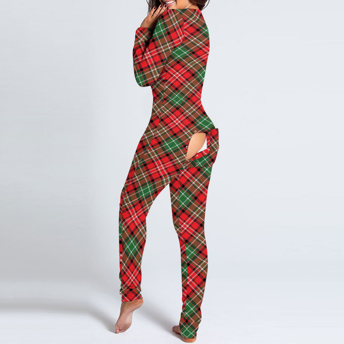 Women's Halloween Button Flap Romper Jumpsuit