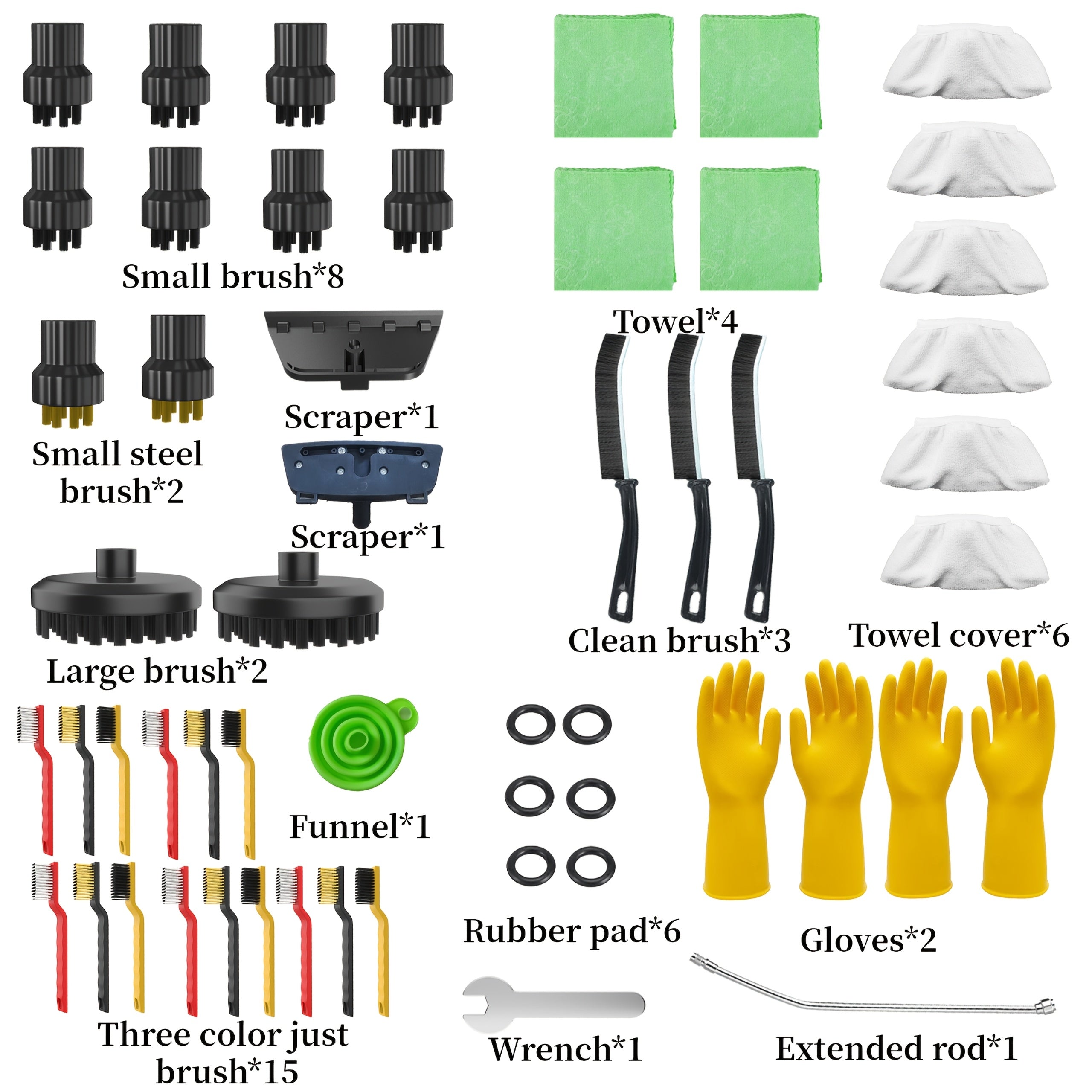 (Accessory package style sold separately) High-pressure steam cleaner, household steam cleaner handheld, suitable for kitchen fumes, sofas, small air conditioners, washing machines