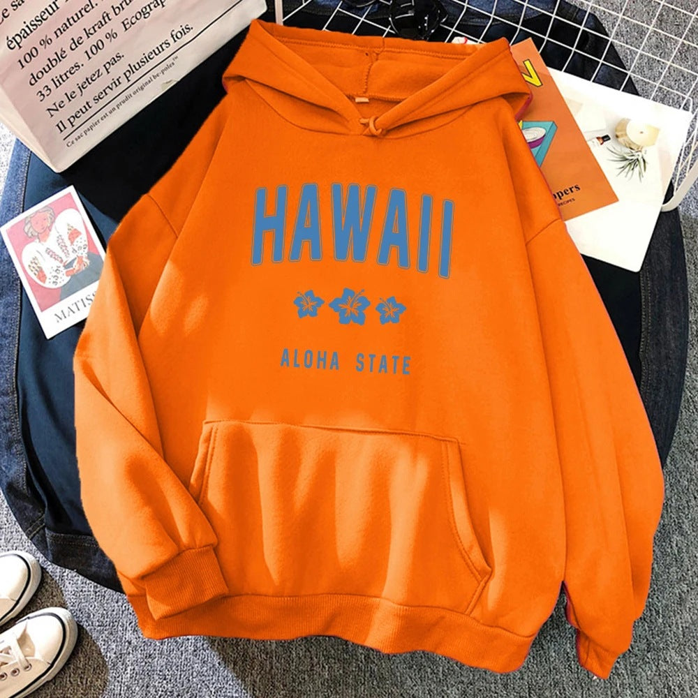 Streetwear Letter Print Oversized Hip Hop Hoodie