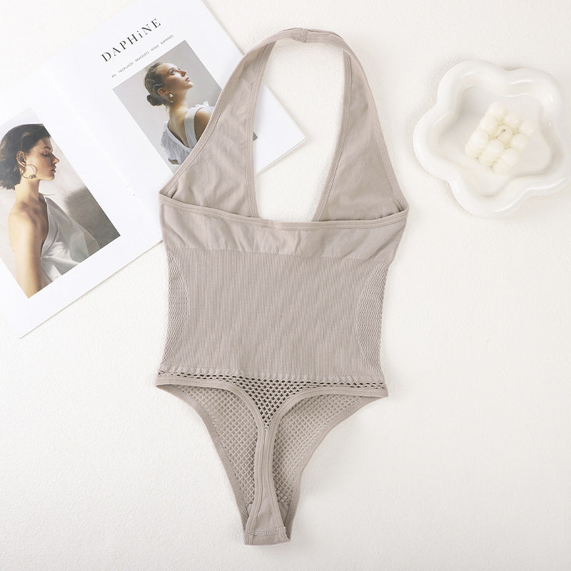 Women's Backless Slim-Fit Shaping Jumpsuit