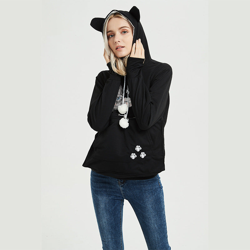 Women's Casual Pocket Hoodie Pullover Sweatshirt