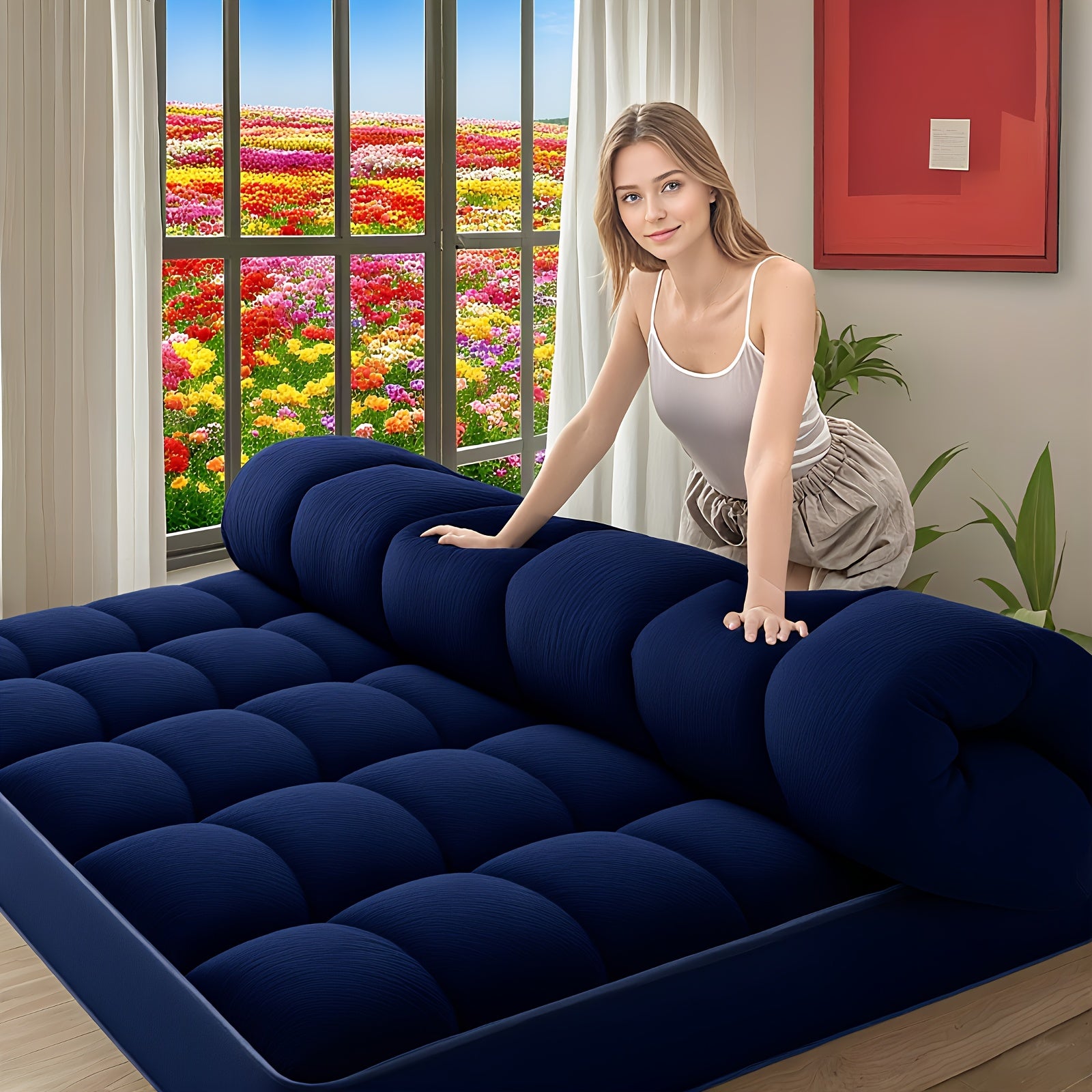 Extra Thick Mattress Pad Cover for Back Pain, Mattress Topper Cooling Mattress Protector with 8-21 Inch Deep Pocket with 1500GSM