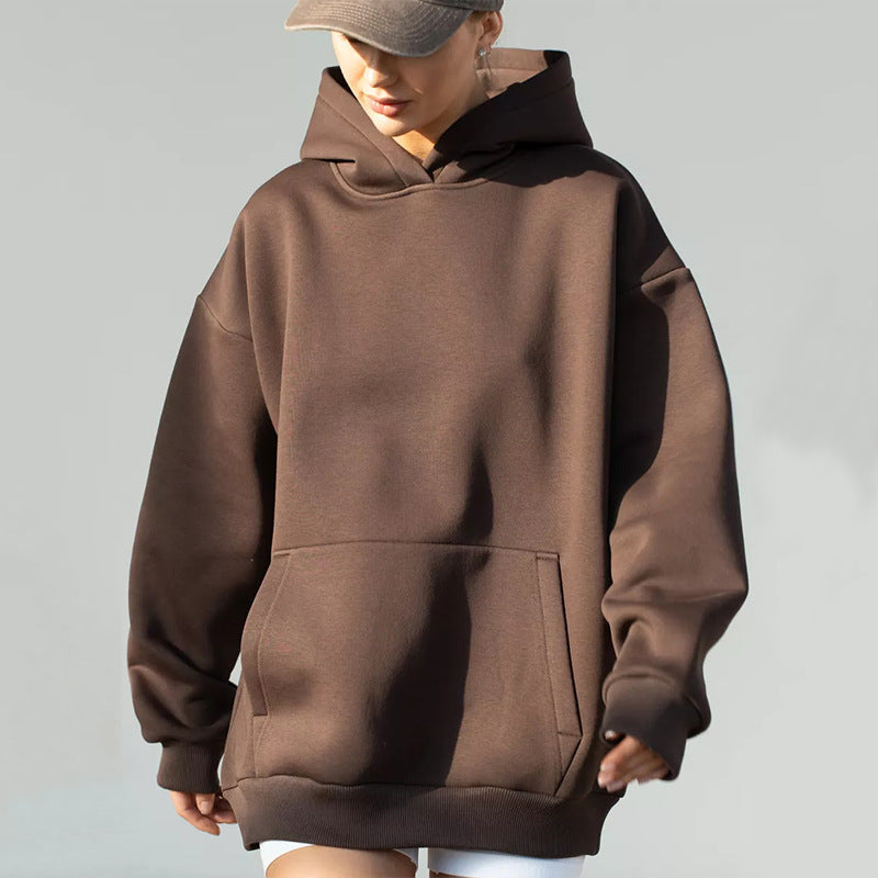 Women's Cozy Long-Sleeve Hooded Sweatshirt