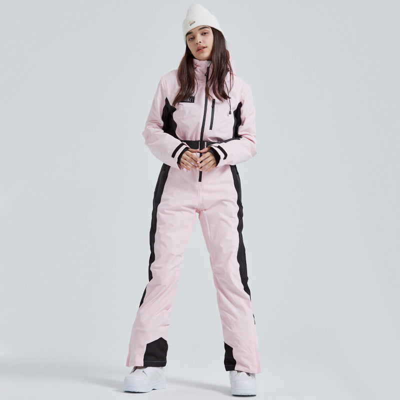 Womens Windproof And Waterproof Outdoor Ski Jumpsuit