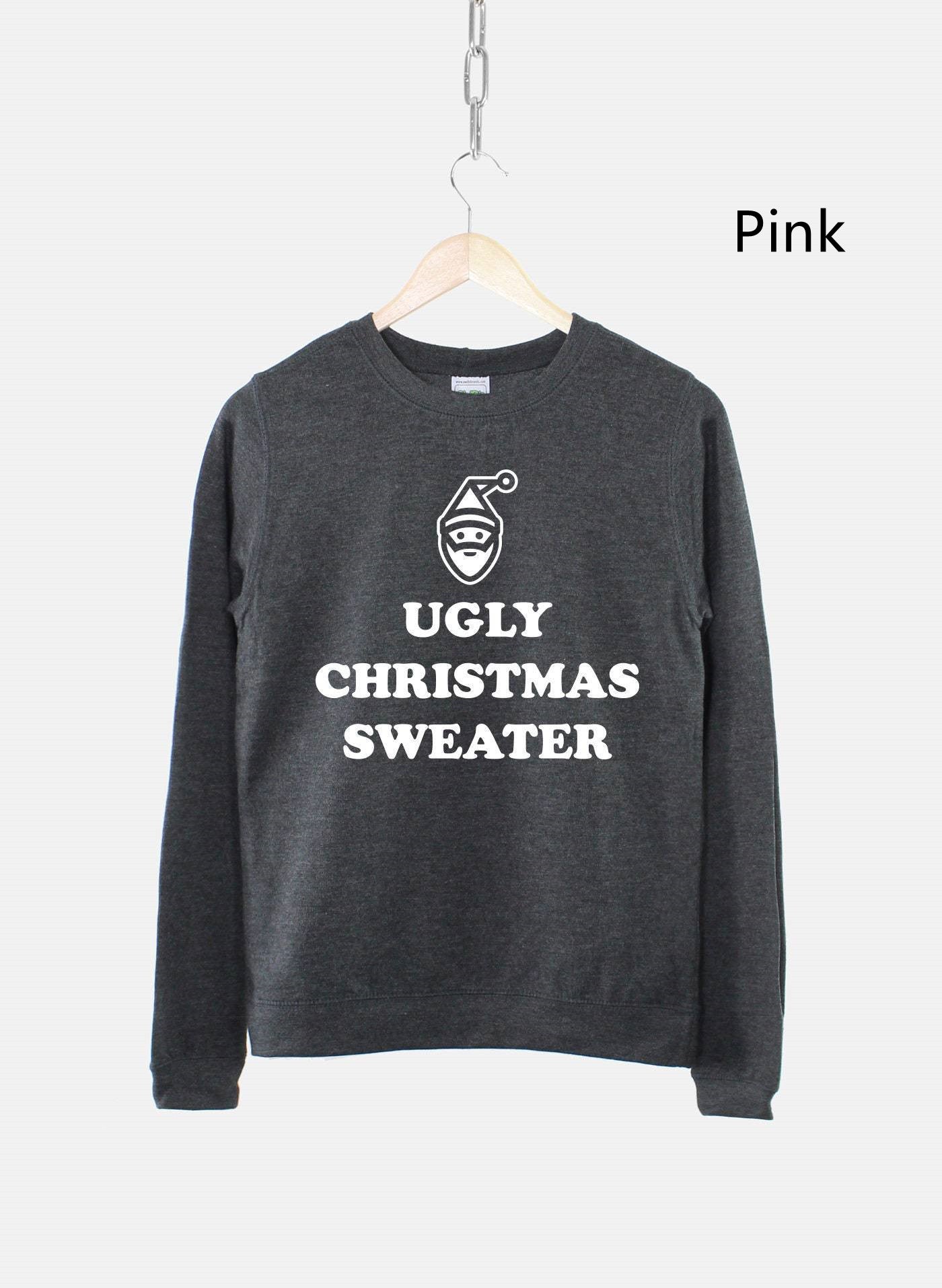 Women's Ugly Christmas Sweater Sweatshirt Bah Humbug Funny