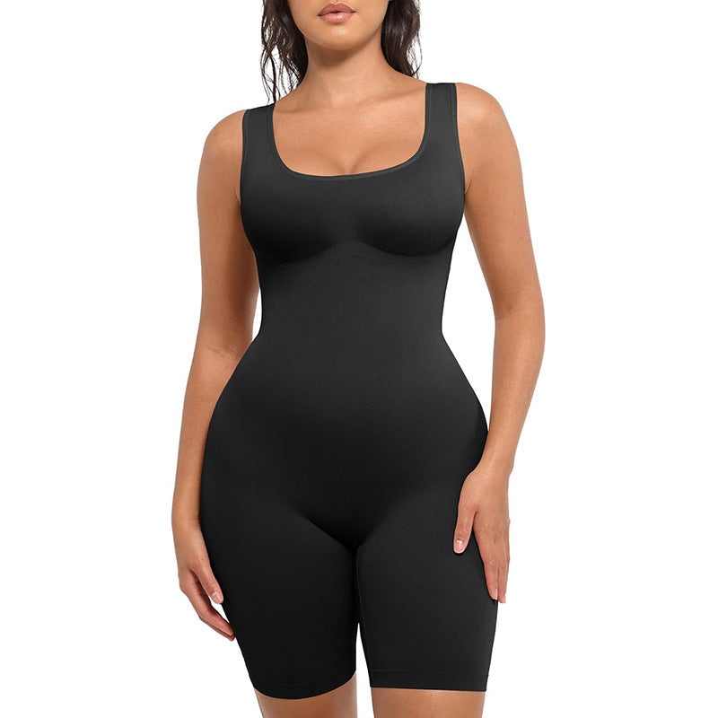 Seamless Body Shaper Jumpsuit & Hip-Lift Corset